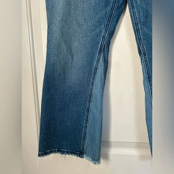 ABERCROMBIE & FITCH The Kick Flare Wide Leg 70s Ultra High Rise Jeans Size 29/8S - Picture 13 of 15
